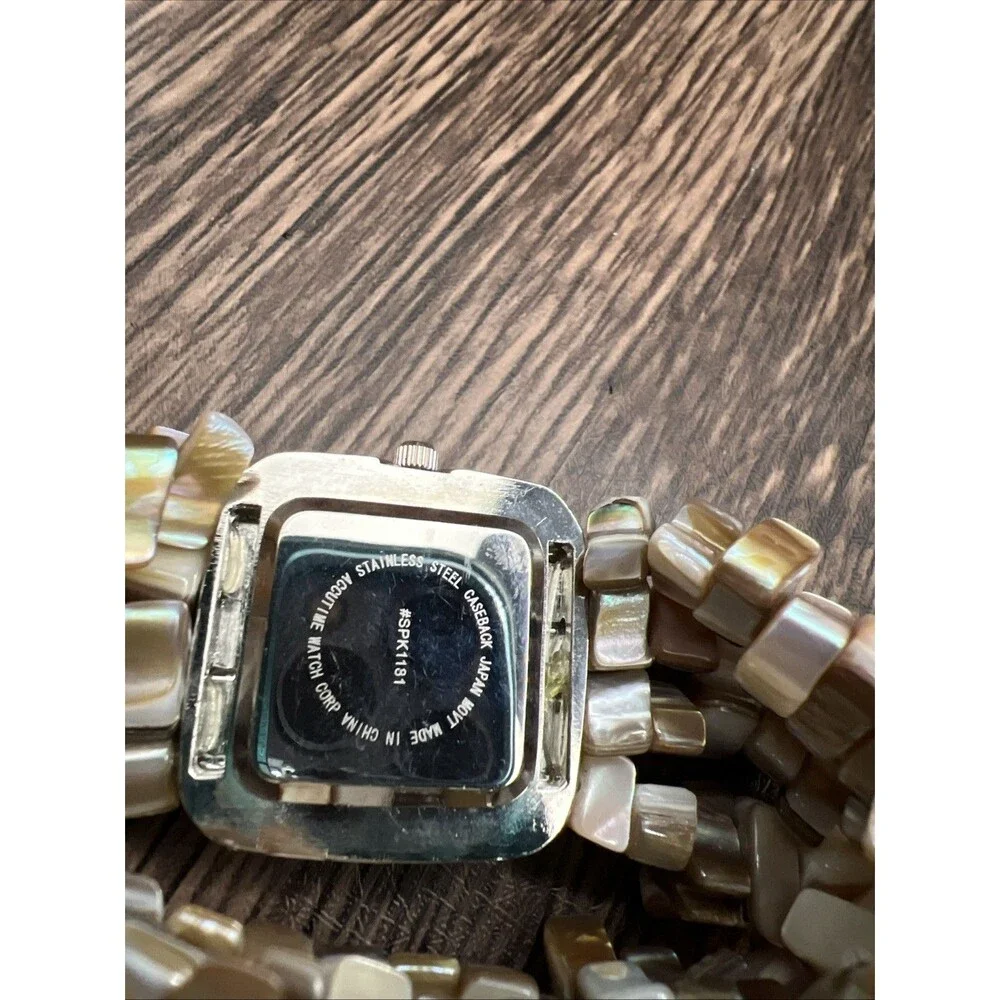 Ladies Multi Strings Beautiful Colorful Stones Watch Working